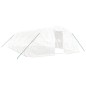vidaXL Invernadero con estructura de acero blanco 40 m² 8x5x2,3 m vidaXL Invernadero con estructura de acero blanco 40 m² 8x5x2,3 m