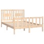 vidaXL Estructura de cama con cabecero madera maciza pino 140x200 cm vidaXL Estructura de cama con cabecero madera maciza pino 140x200 cm