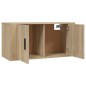 vidaXL Set de muebles para TV 2 pzas madera contrachapada roble sonoma