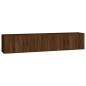 vidaXL Muebles para TV de pared 2 uds roble marrón 100x34,5x40 cm vidaXL Muebles para TV de pared 2 uds roble marrón 100x34,5x40 cm