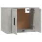vidaXL Set de muebles de TV 3 pzas madera contrachapada gris hormigón vidaXL Set de muebles de TV 3 pzas madera contrachapada gris hormigón