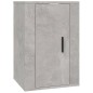 vidaXL Set de muebles de TV 5 pzas madera contrachapada gris hormigón