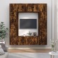 vidaXL Set de muebles de TV 8 pzas madera contrachapada roble ahumado