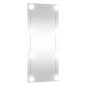 vidaXL Espejo de pared rectangular con luces LED vidrio 50x100 cm vidaXL Espejo de pared rectangular con luces LED vidrio 50x100 cm