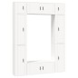vidaXL Set de muebles para TV 8 piezas madera contrachapada blanco vidaXL Set de muebles para TV 8 piezas madera contrachapada blanco