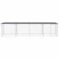 vidaXL Gallinero con techo acero galvanizado antracita 403x98x90 cm vidaXL Gallinero con techo acero galvanizado antracita 403x98x90 cm