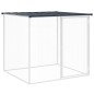 vidaXL Gallinero con techo acero galvanizado antracita 403x98x90 cm vidaXL Gallinero con techo acero galvanizado antracita 403x98x90 cm