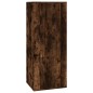 vidaXL Set de muebles de TV 4 pzas madera contrachapada roble ahumado vidaXL Set de muebles de TV 4 pzas madera contrachapada roble ahumado