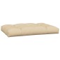 vidaXL Cojines para palés 7 piezas tela beige vidaXL Cojines para palés 7 piezas tela beige