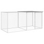 vidaXL Gallinero con techo acero galvanizado gris claro 203x98x90 cm vidaXL Gallinero con techo acero galvanizado gris claro 203x98x90 cm