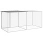 vidaXL Gallinero con techo acero galvanizado gris claro 203x98x90 cm vidaXL Gallinero con techo acero galvanizado gris claro 203x98x90 cm