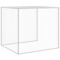 vidaXL Gallinero con techo acero galvanizado gris claro 203x98x90 cm vidaXL Gallinero con techo acero galvanizado gris claro 203x98x90 cm