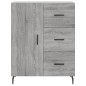 vidaXL Aparador alto madera contrachapada gris sonoma 69,5x34x180 cm vidaXL Aparador alto madera contrachapada gris sonoma 69,5x34x180 cm