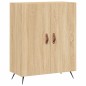vidaXL Aparador alto madera contrachapada color roble 69,5x34x180 cm vidaXL Aparador alto madera contrachapada color roble 69,5x34x180 cm