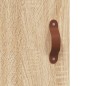 vidaXL Aparador alto madera contrachapada color roble 69,5x34x180 cm vidaXL Aparador alto madera contrachapada color roble 69,5x34x180 cm