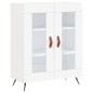 vidaXL Aparador alto madera contrachapada blanco 69,5x34x180 cm vidaXL Aparador alto madera contrachapada blanco 69,5x34x180 cm