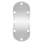 vidaXL Espejo de pared ovalado con luces LED vidrio 35x80 cm vidaXL Espejo de pared ovalado con luces LED vidrio 35x80 cm
