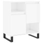 vidaXL Aparadores 2 uds madera contrachapada blanco brillo vidaXL Aparadores 2 uds madera contrachapada blanco brillo