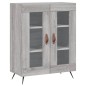 vidaXL Aparador alto madera contrachapada gris sonoma 69,5x34x180 cm vidaXL Aparador alto madera contrachapada gris sonoma 69,5x34x180 cm