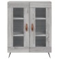 vidaXL Aparador alto madera contrachapada gris sonoma 69,5x34x180 cm vidaXL Aparador alto madera contrachapada gris sonoma 69,5x34x180 cm