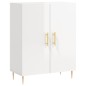 vidaXL Aparador alto madera contrachapada blanco brillo 69,5x34x180 cm vidaXL Aparador alto madera contrachapada blanco brillo 69,5x34x180 cm