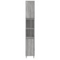 vidaXL Set de muebles de baño 3 pzas madera contrachapada gris sonoma vidaXL Set de muebles de baño 3 pzas madera contrachapada gris sonoma