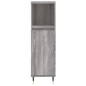 vidaXL Set de muebles de baño 3 pzas madera contrachapada gris sonoma vidaXL Set de muebles de baño 3 pzas madera contrachapada gris sonoma