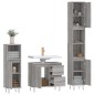 vidaXL Set de muebles de baño 3 pzas madera contrachapada gris sonoma vidaXL Set de muebles de baño 3 pzas madera contrachapada gris sonoma