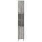 vidaXL Set de muebles de baño 3 pzas madera contrachapada gris sonoma vidaXL Set de muebles de baño 3 pzas madera contrachapada gris sonoma