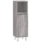 vidaXL Set de muebles de baño 3 pzas madera contrachapada gris sonoma vidaXL Set de muebles de baño 3 pzas madera contrachapada gris sonoma