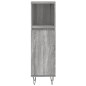 vidaXL Set de muebles de baño 3 pzas madera contrachapada gris sonoma vidaXL Set de muebles de baño 3 pzas madera contrachapada gris sonoma