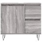 vidaXL Set de muebles de baño 3 pzas madera contrachapada gris sonoma vidaXL Set de muebles de baño 3 pzas madera contrachapada gris sonoma