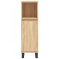 vidaXL Set de muebles de baño 3 pzas madera contrachapada roble Sonoma vidaXL Set de muebles de baño 3 pzas madera contrachapada roble Sonoma