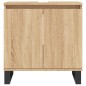 vidaXL Set de muebles de baño 3 pzas madera contrachapada roble Sonoma vidaXL Set de muebles de baño 3 pzas madera contrachapada roble Sonoma