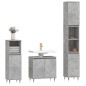 vidaXL Set muebles de baño 2 piezas madera contrachapada gris hormigón vidaXL Set muebles de baño 2 piezas madera contrachapada gris hormigón