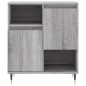 vidaXL Aparadores 2 piezas madera contrachapada gris Sonoma vidaXL Aparadores 2 piezas madera contrachapada gris Sonoma