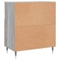vidaXL Aparadores 2 piezas madera contrachapada gris Sonoma vidaXL Aparadores 2 piezas madera contrachapada gris Sonoma