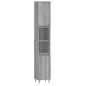 vidaXL Set de muebles de baño 3 pzas madera contrachapada gris sonoma vidaXL Set de muebles de baño 3 pzas madera contrachapada gris sonoma