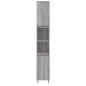 vidaXL Set de muebles de baño 3 pzas madera contrachapada gris sonoma vidaXL Set de muebles de baño 3 pzas madera contrachapada gris sonoma
