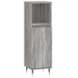 vidaXL Set de muebles de baño 3 pzas madera contrachapada gris sonoma vidaXL Set de muebles de baño 3 pzas madera contrachapada gris sonoma