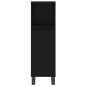vidaXL Juego de muebles de baño 3 pzas madera contrachapada negro vidaXL Juego de muebles de baño 3 pzas madera contrachapada negro
