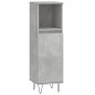 vidaXL Set muebles de baño 2 piezas madera contrachapada gris hormigón vidaXL Set muebles de baño 2 piezas madera contrachapada gris hormigón