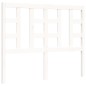 vidaXL Estructura de cama con cabecero madera maciza blanco 120x200 cm vidaXL Estructura de cama con cabecero madera maciza blanco 120x200 cm