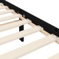 vidaXL Estructura de cama con cabecero madera maciza negro 100x200 cm vidaXL Estructura de cama con cabecero madera maciza negro 100x200 cm