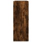vidaXL Armarios de pared 2 uds madera de ingeniería roble ahumado