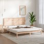 vidaXL Estructura de cama madera maciza 180x200 cm