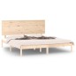 vidaXL Estructura de cama madera maciza 180x200 cm