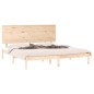vidaXL Estructura de cama madera maciza 180x200 cm