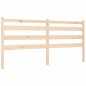 vidaXL Estructura de cama con cabecero madera maciza 200x200 cm