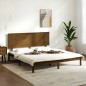 vidaXL Estructura de cama madera maciza King marrón miel 150x200 cm vidaXL Estructura de cama madera maciza King marrón miel 150x200 cm